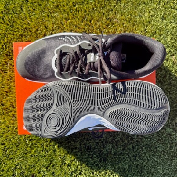 Nike Fly By Mid 3 Basketball Shoes Men's Size 12 Black White DD9311-003 NEW - Picture 1 of 8